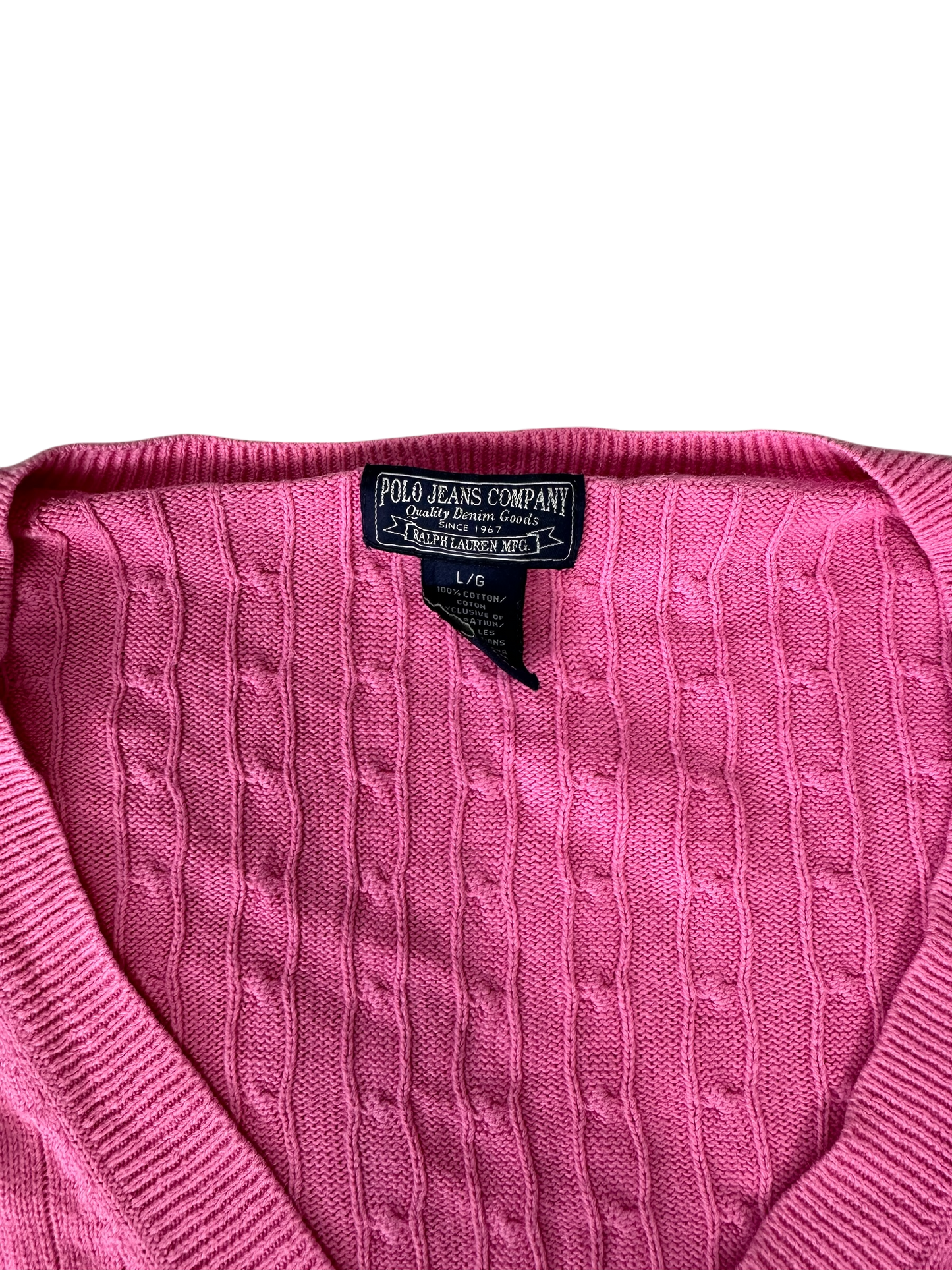 Polo Ralph Lauren Zopfmuster Top